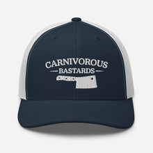 Load image into Gallery viewer, Trucker Cap - Navy/ White