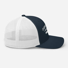 Load image into Gallery viewer, Trucker Cap - Navy/ White